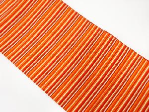 横段模様織り出し　名古屋帯